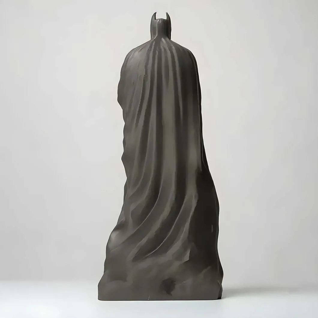 Iconic Batman Memorial Black Statue Showpiece | 6 x 6 x 14 inches