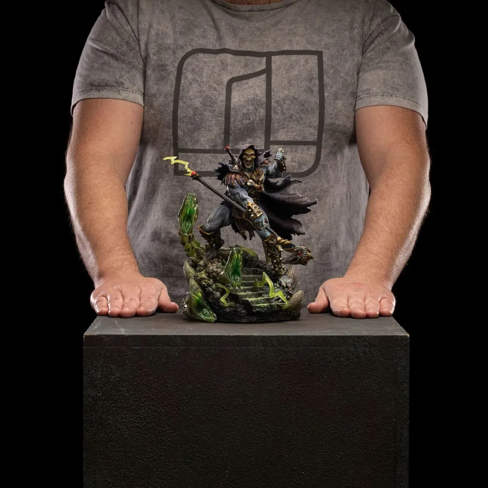 Masters Of The Universe Deluxe Art Scale Statue 1/10 Skeletor Unleashed 23 Cm