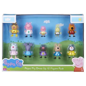 Peppa Pig Dress Up 10 Figure Pack